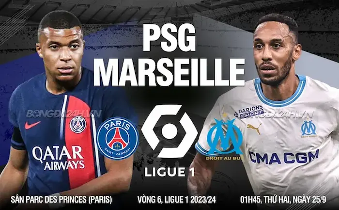 Trận Đấu Olympique de Marseille x PSG Xem Ở Đâu?